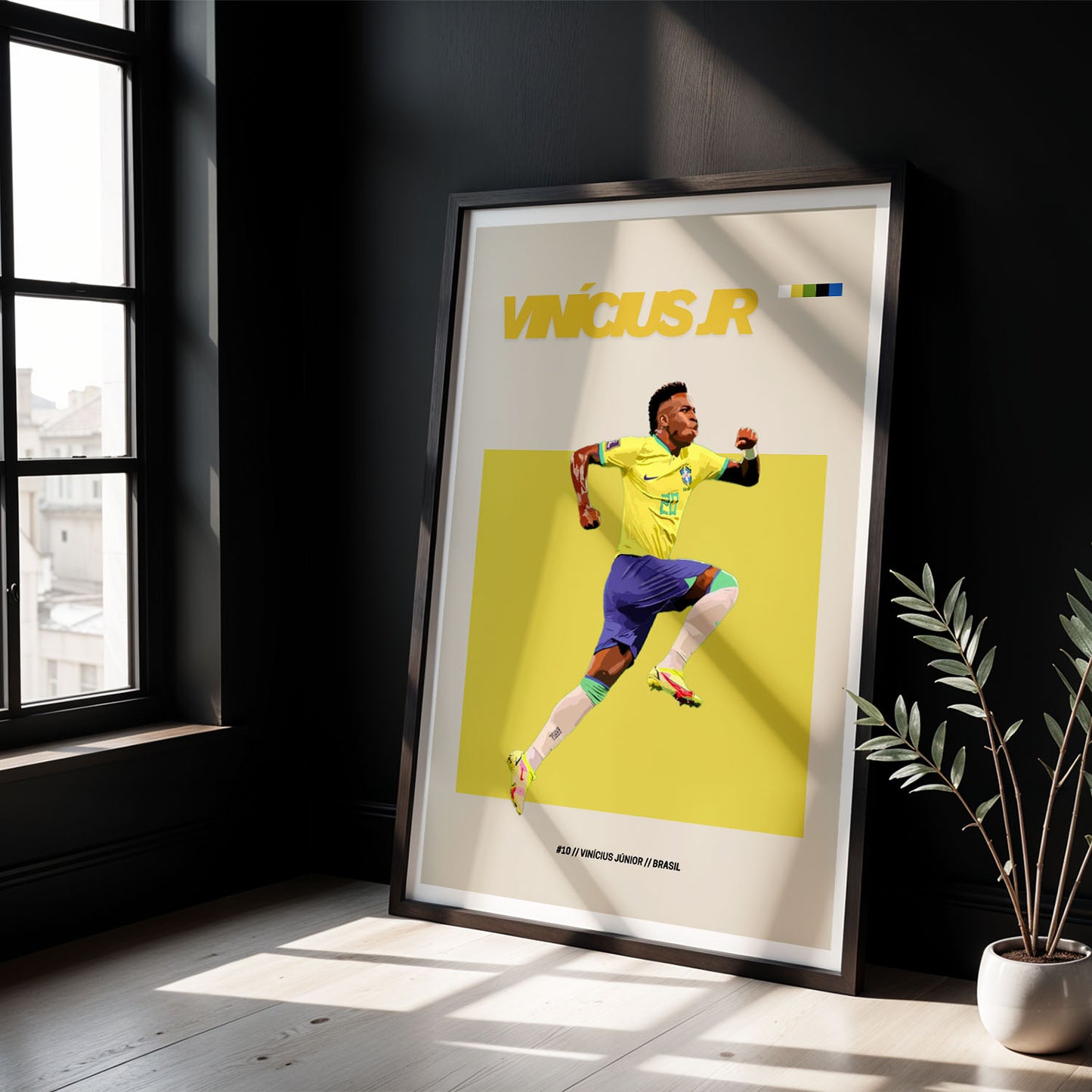 Flex Designs Poster Vinicius Junior FlexM 8 x 10" Home Goods - Sports  Poster