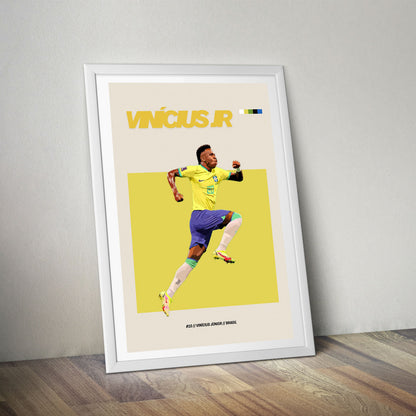 Flex Designs Poster Vinicius Junior FlexM 8 x 10" Home Goods - Sports  Poster