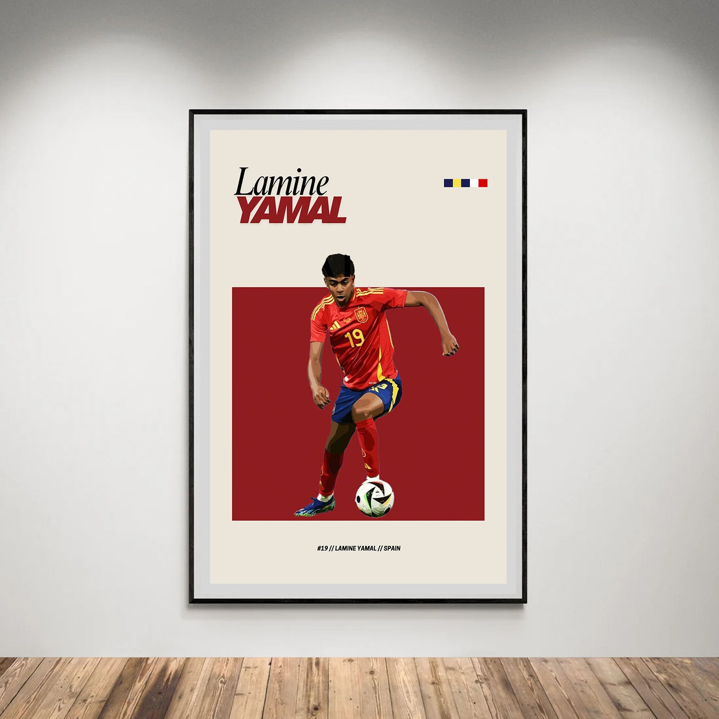 Flex Designs Poster Lamine Yamal FlexM 8 x 10" Home Goods - Sports  Poster