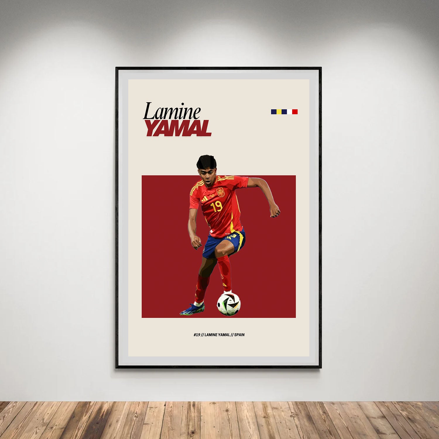 Flex Designs Poster Lamine Yamal FlexM 8 x 10" Home Goods - Sports  Poster