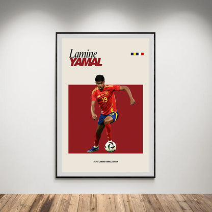 Flex Designs Poster Lamine Yamal FlexM 8 x 10" Home Goods - Sports  Poster
