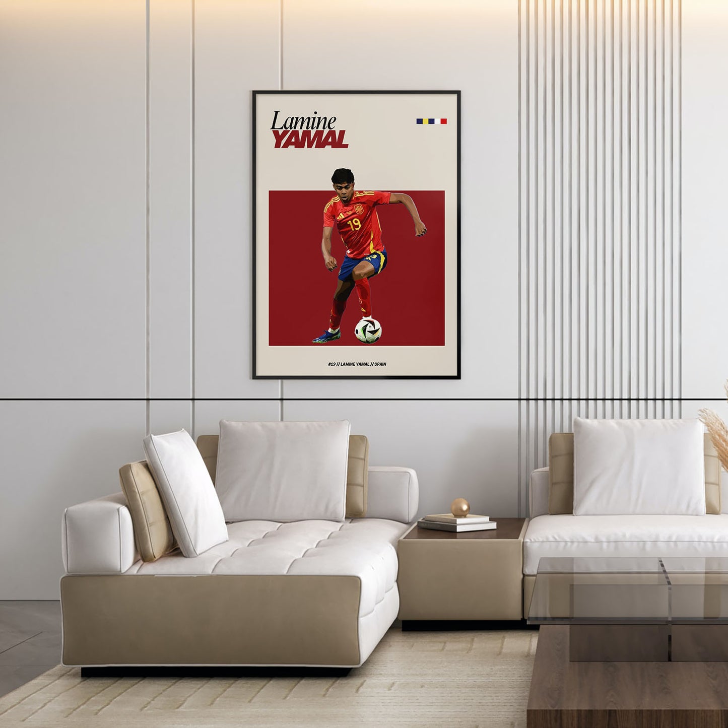 Flex Designs Poster Lamine Yamal FlexM 5 x 7" Home Goods - Sports  Poster
