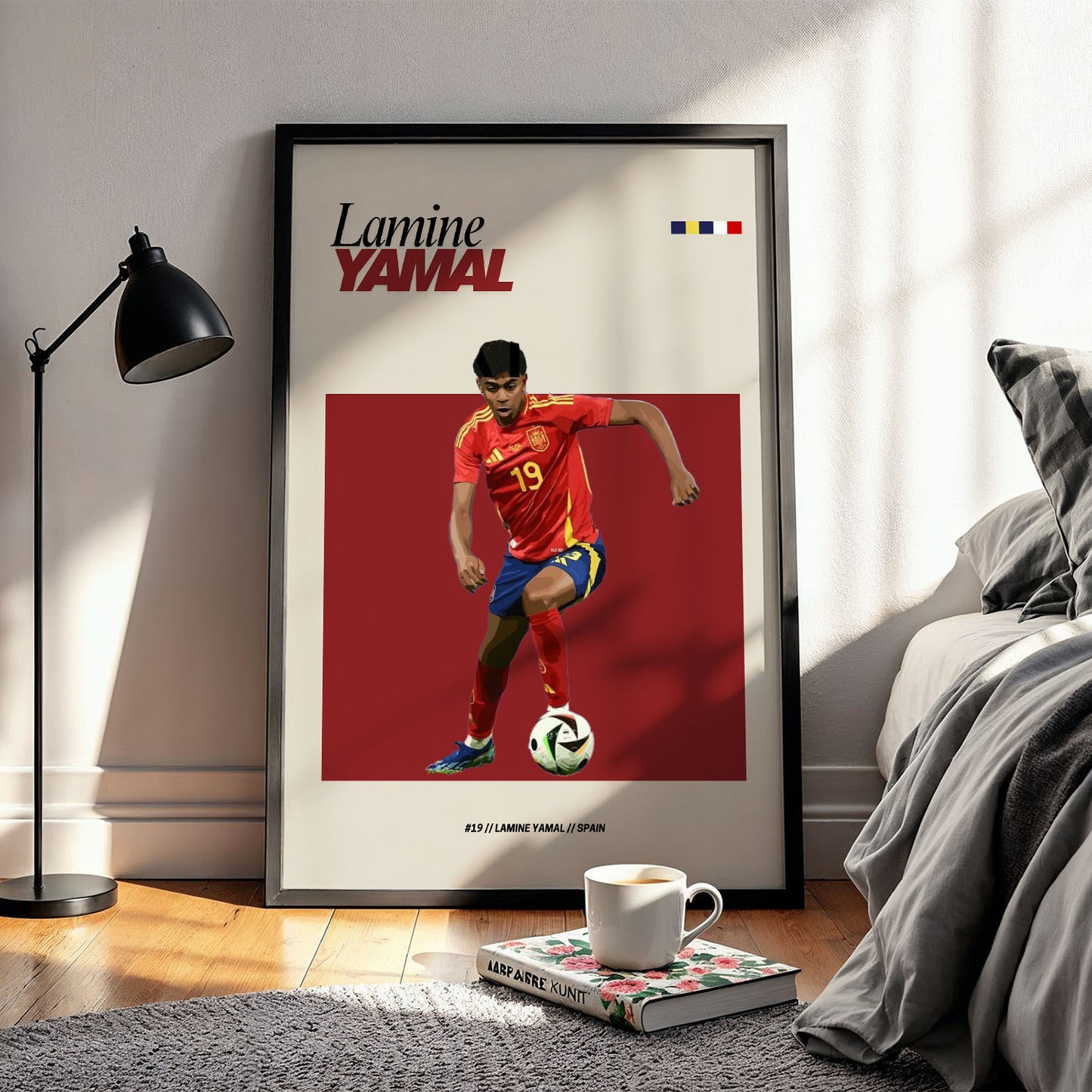 Flex Designs Poster Lamine Yamal FlexM 5 x 7" Home Goods - Sports  Poster