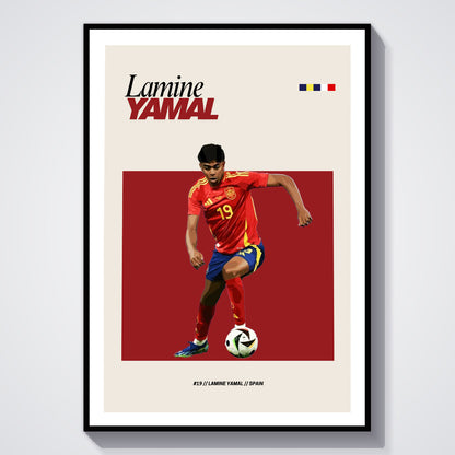 Flex Designs Poster Lamine Yamal FlexM 8 x 10" Home Goods - Sports  Poster