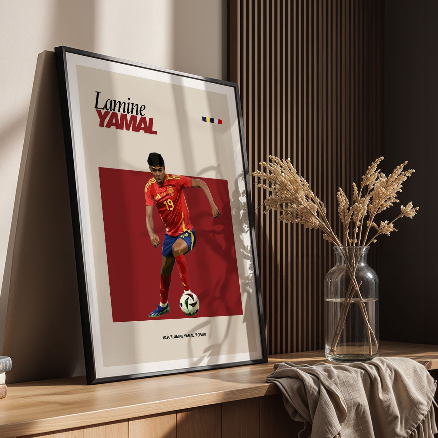 Flex Designs Poster Lamine Yamal FlexM 5 x 7" Home Goods - Sports  Poster