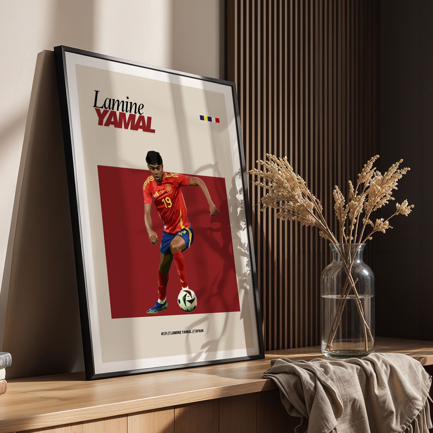 Flex Designs Poster Lamine Yamal FlexM 5 x 7" Home Goods - Sports  Poster
