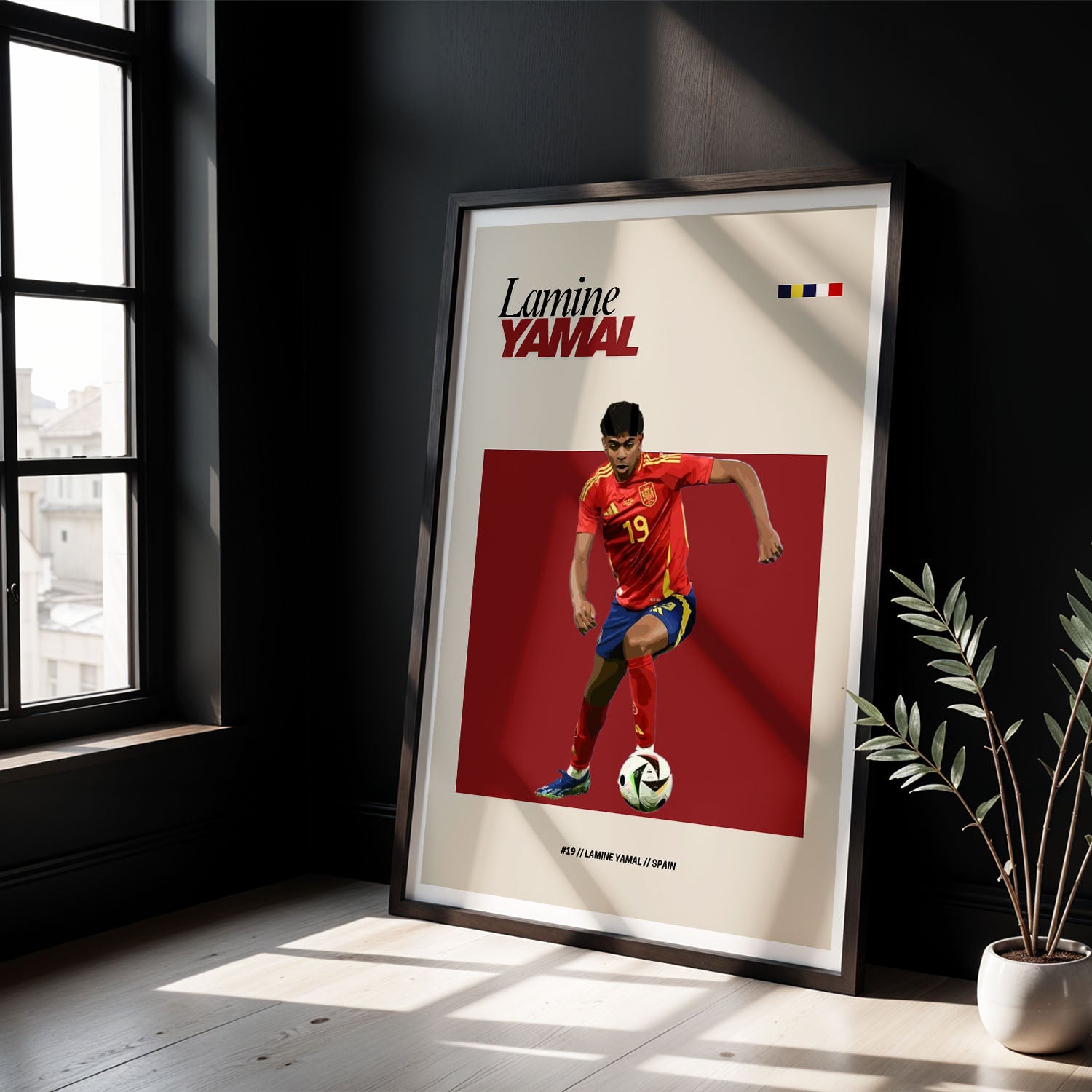Flex Designs Poster Lamine Yamal FlexM 8 x 10" Home Goods - Sports  Poster