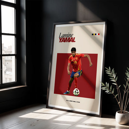 Flex Designs Poster Lamine Yamal FlexM 8 x 10" Home Goods - Sports  Poster