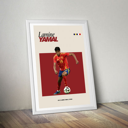 Flex Designs Poster Lamine Yamal FlexM 8 x 10" Home Goods - Sports  Poster