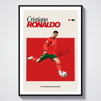 Flex Designs Poster Cristiano Ronaldo Portugal FlexM 8 x 10" Home Goods - Sports  Poster