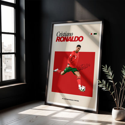 Flex Designs Poster Cristiano Ronaldo Portugal FlexM 8 x 10" Home Goods - Sports  Poster