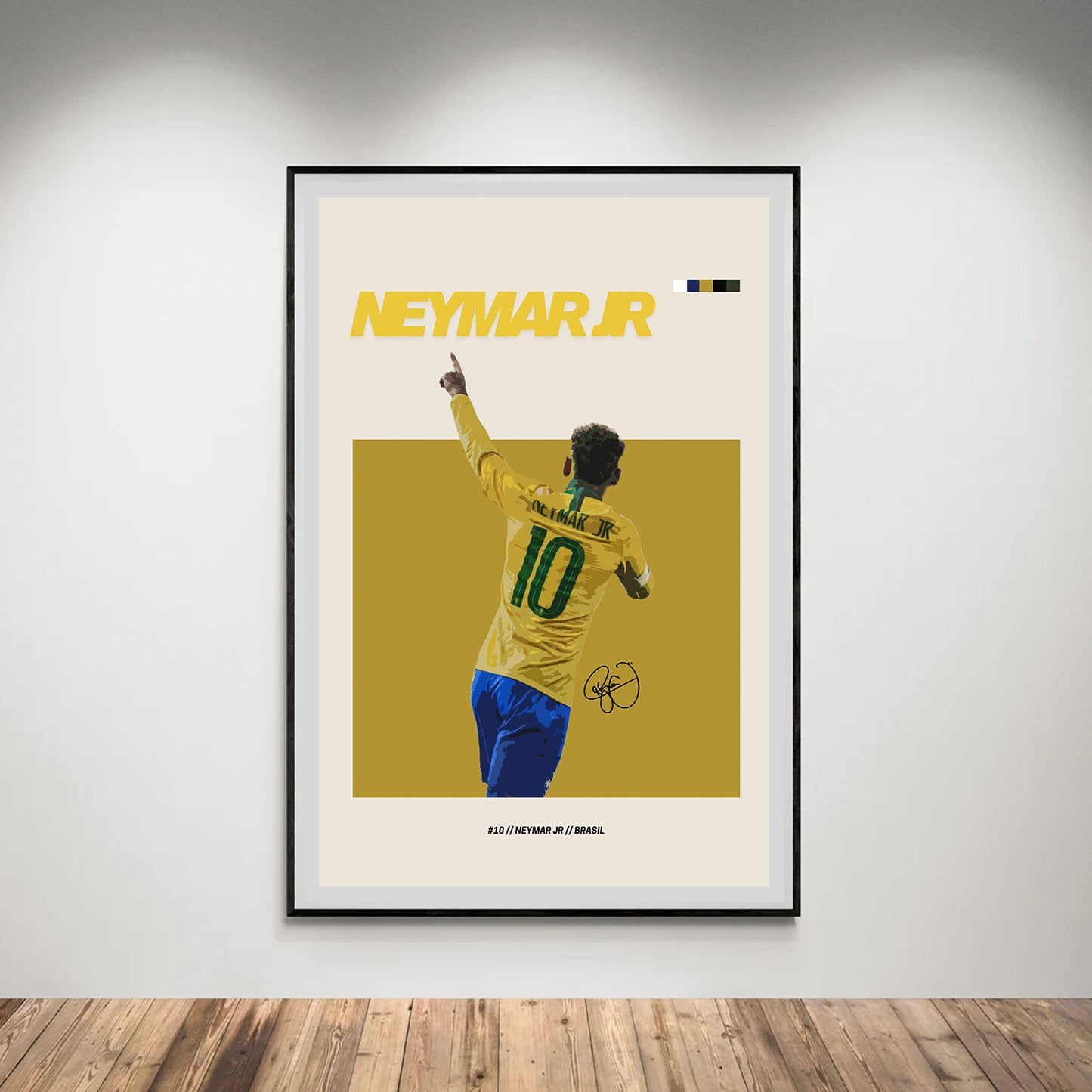 Flex Designs Poster Neymar Jr FlexM 8 x 10" Home Goods - Sports  Poster