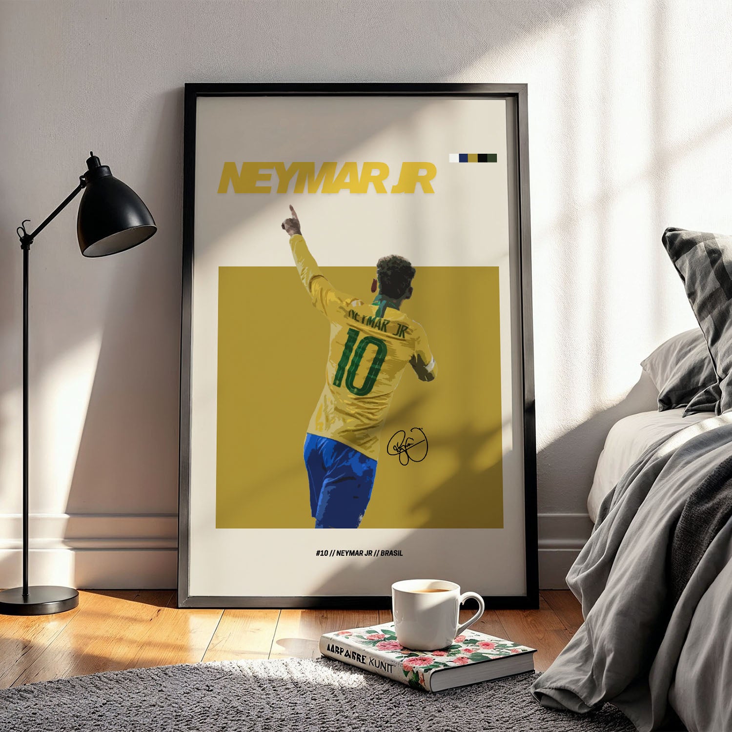 Flex Designs Poster Neymar Jr FlexM 5 x 7" Home Goods - Sports  Poster