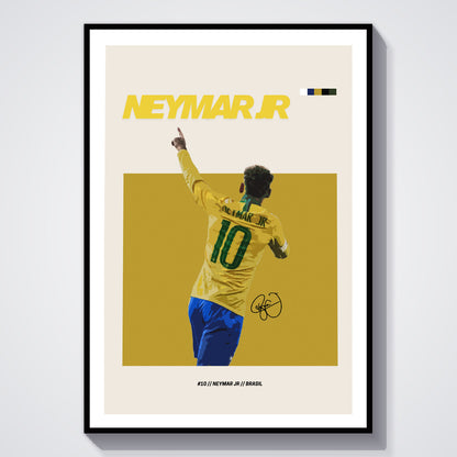 Flex Designs Poster Neymar Jr FlexM 8 x 10" Home Goods - Sports  Poster