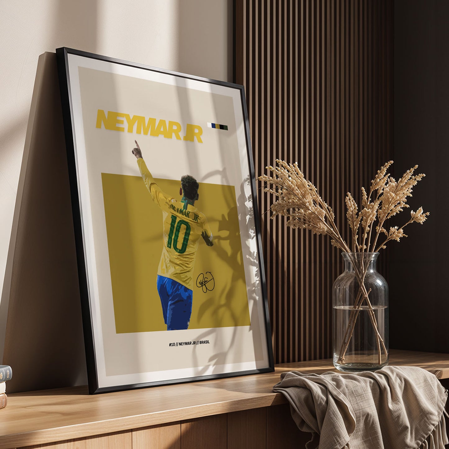 Flex Designs Poster Neymar Jr FlexM 5 x 7" Home Goods - Sports  Poster