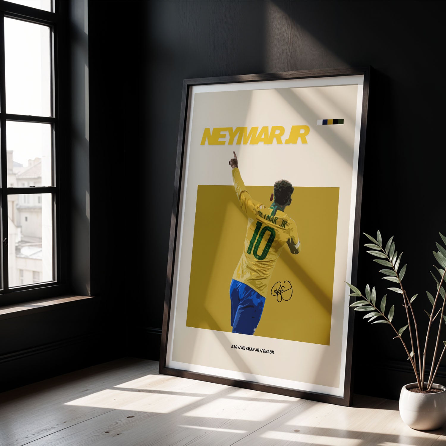 Flex Designs Poster Neymar Jr FlexM 8 x 10" Home Goods - Sports  Poster