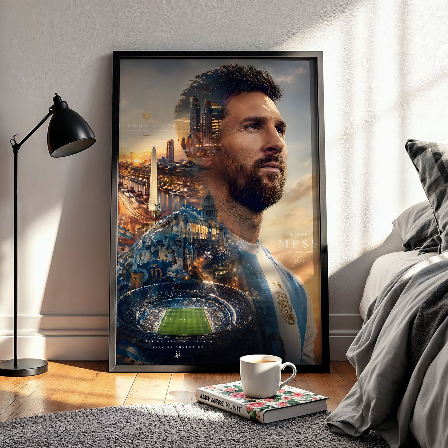 Flex Designs Poster Lionel Messi Portrait 5 x 7" Home Goods - Sports  Poster