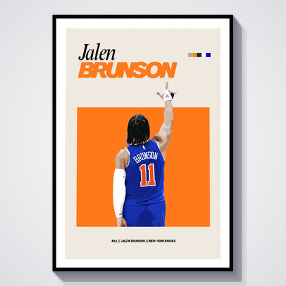Flex Designs Poster Jalen Brunson FlexM 8 x 10" Home Goods - Sports  Poster