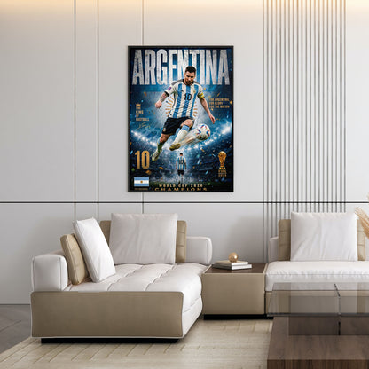 Flex Designs Poster Lionel Messi Argentina 2026 5 x 7" Home Goods - Sports  Poster