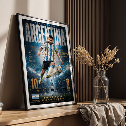 Flex Designs Poster Lionel Messi Argentina 2026 5 x 7" Home Goods - Sports  Poster