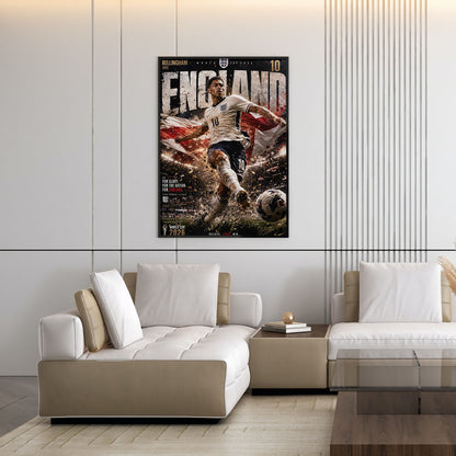Flex Designs Poster Jude Bellingham England 2026 5 x 7" Home Goods - Sports  Poster