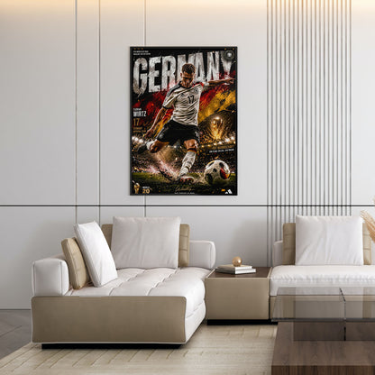 Flex Designs Poster Florian Wirtz Germany 2026 5 x 7" Home Goods - Sports  Poster