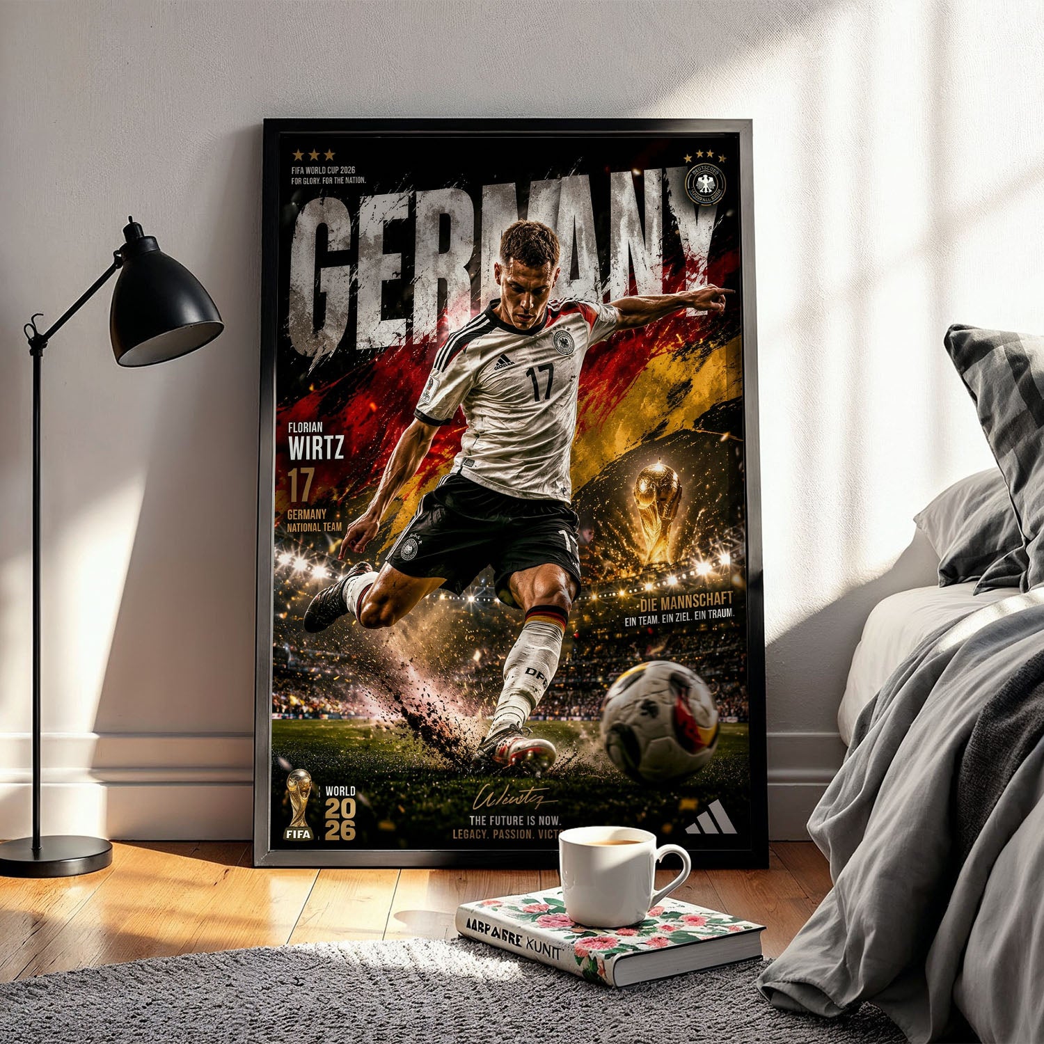 Flex Designs Poster Florian Wirtz Germany 2026 5 x 7" Home Goods - Sports  Poster
