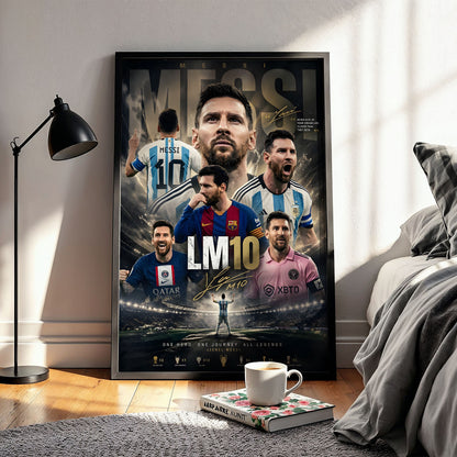 Flex Designs Poster Lionel Messi Career 5 x 7" Home Goods - Sports  Poster