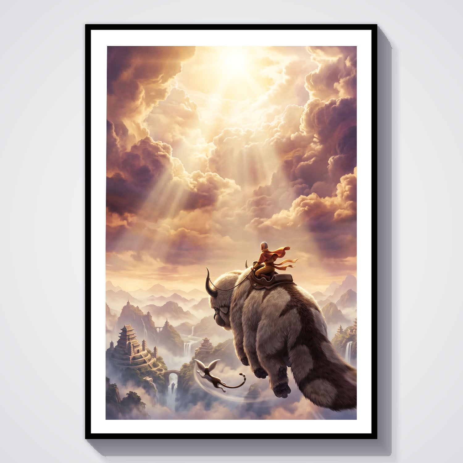 Flex Designs Poster Avatar the Last Airbender 8 x 10" Home Goods - TV Show 2005 TV Show Poster