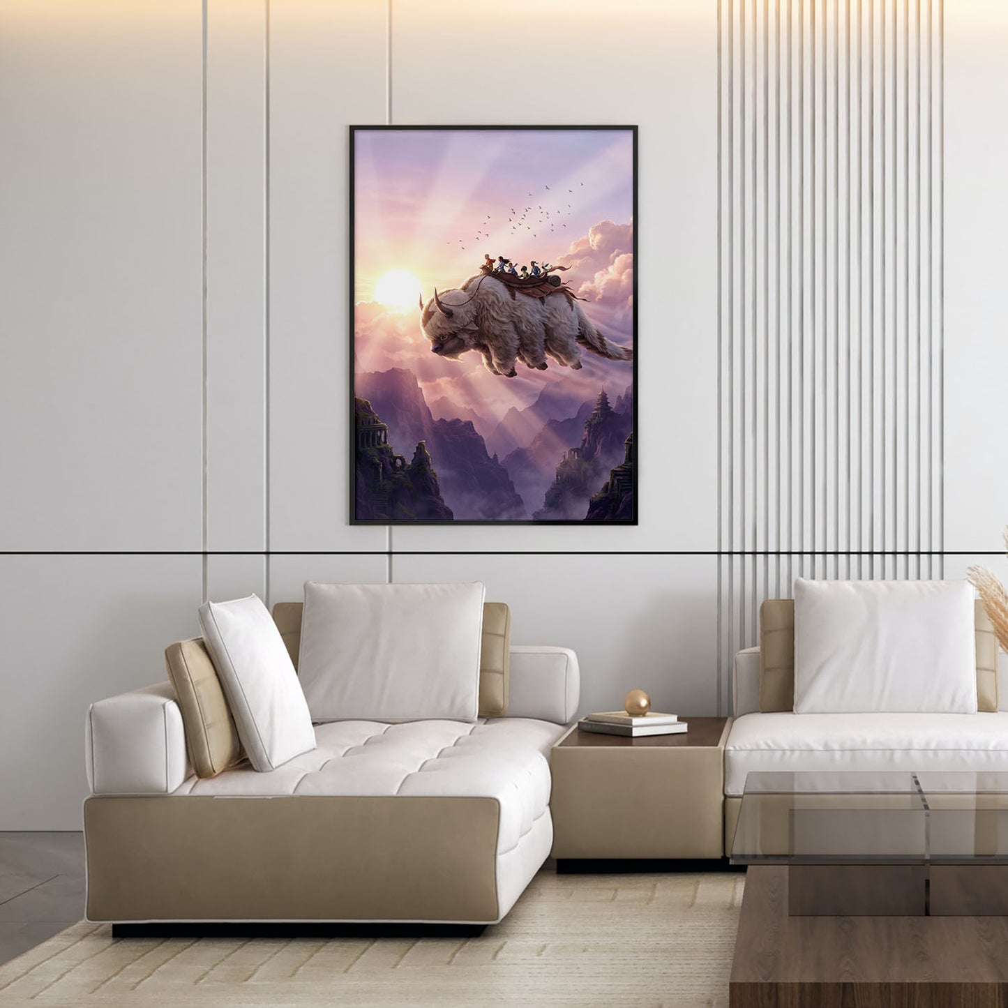 Flex Designs Poster Avatar the Last Airbender Flying Appa 5 x 7" Home Goods - TV Show 2005 TV Show Poster