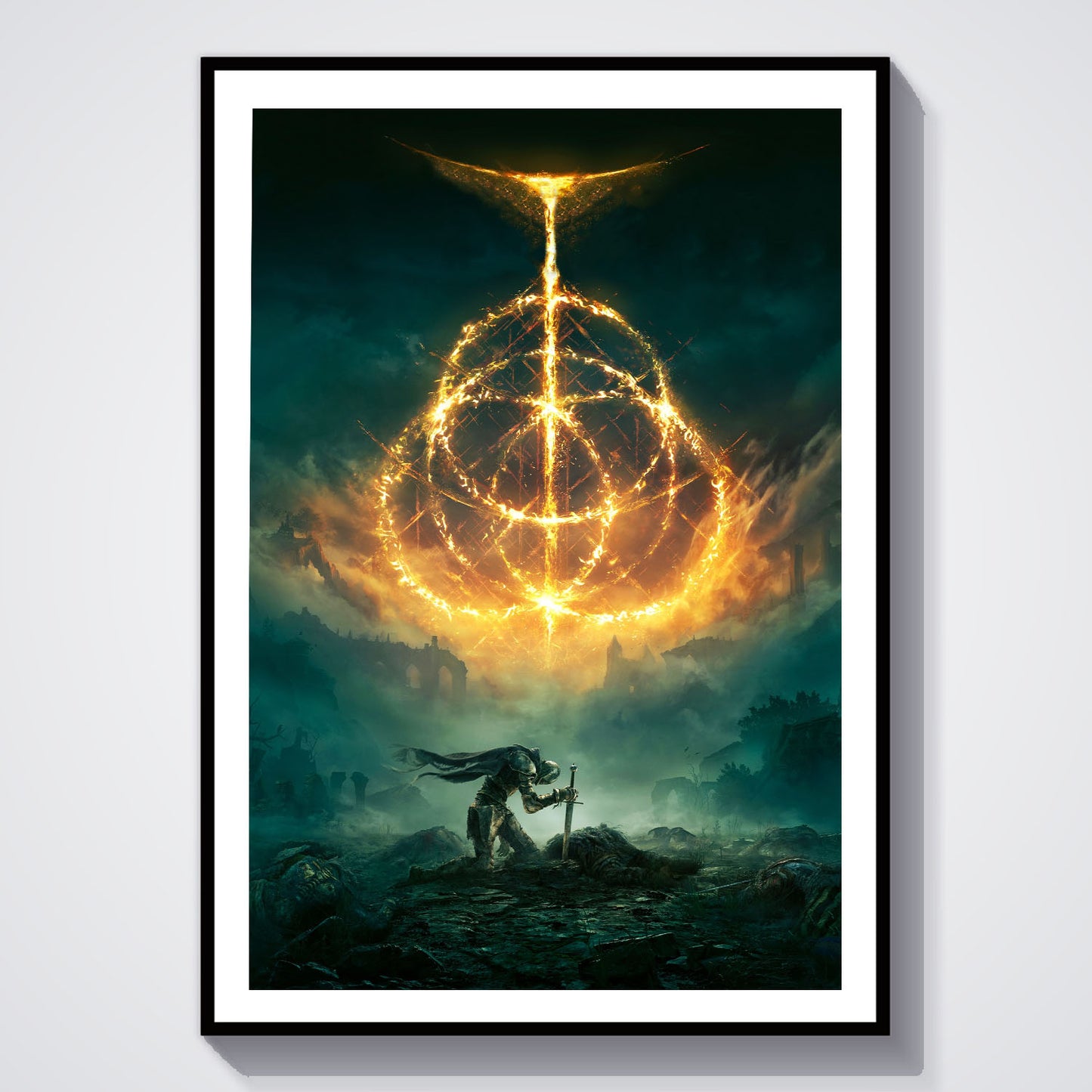 Flex Designs Poster Elden Ring 8 x 10" Home Goods - Game 2022 Poster