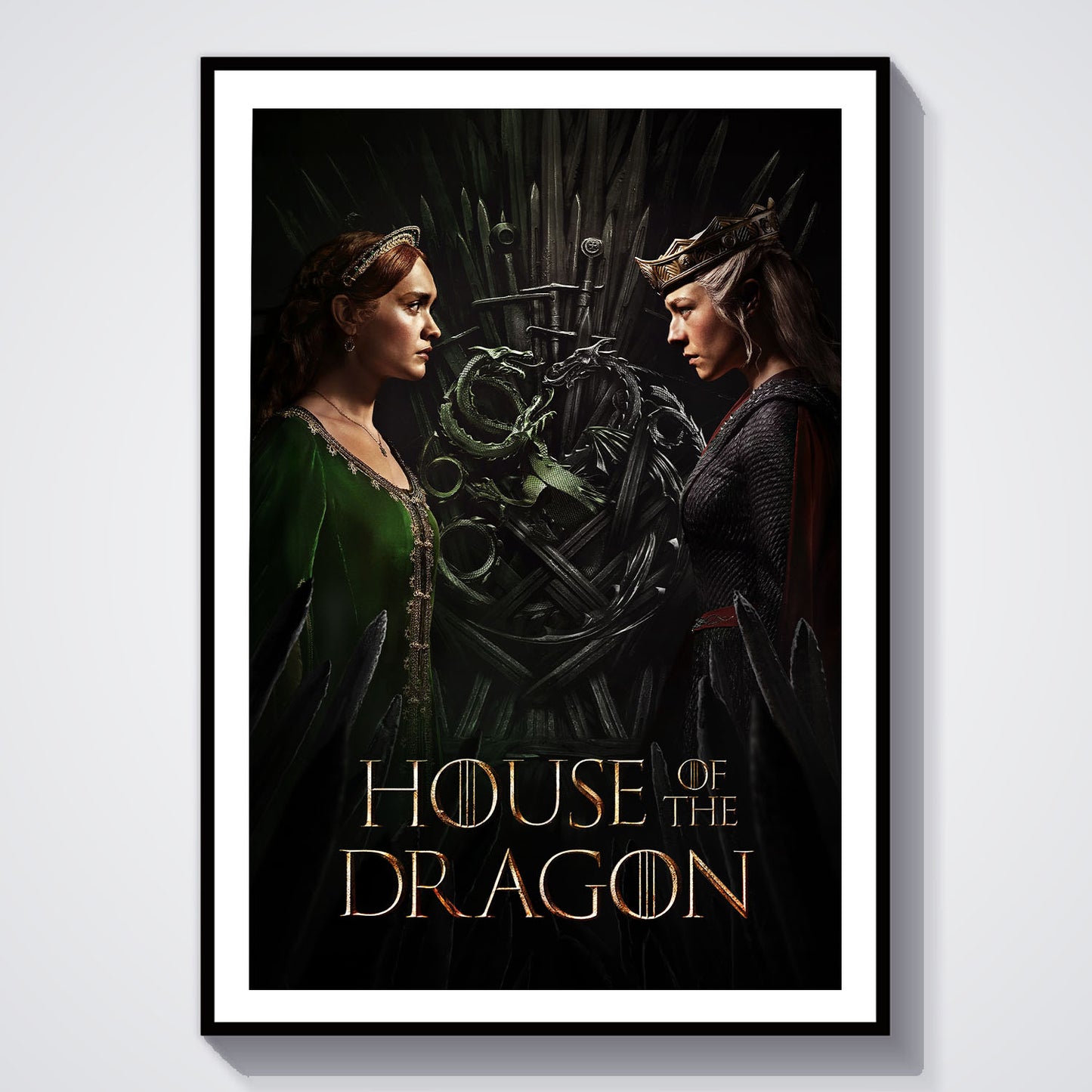 Flex Designs Poster House of the Dragon Alternate 8 x 10" Home Goods - TV Show 2022 TV Show Poster