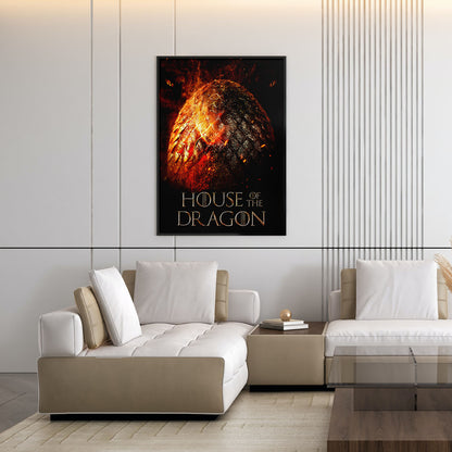 Flex Designs Poster House of the Dragon Cover 5 x 7" Home Goods - TV Show 2022 TV Show Poster