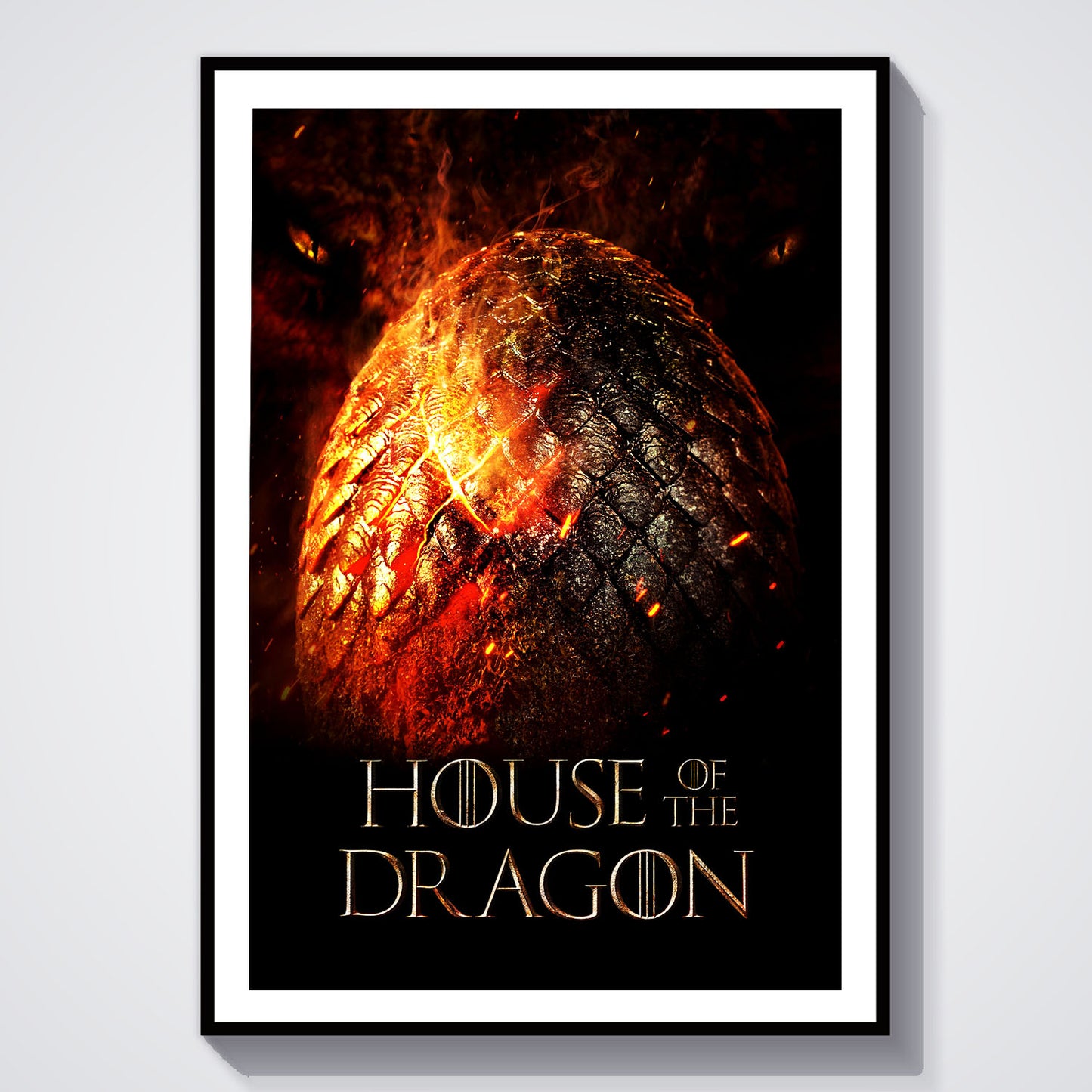 Flex Designs Poster House of the Dragon Cover 8 x 10" Home Goods - TV Show 2022 TV Show Poster