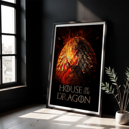 Flex Designs Poster House of the Dragon Cover 8 x 10" Home Goods - TV Show 2022 TV Show Poster