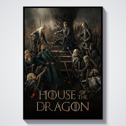 Flex Designs Poster House of the Dragon Theatrical 5 x 7" Home Goods - TV Show 2022 TV Show Poster