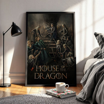 Flex Designs Poster House of the Dragon Theatrical 5 x 7" Home Goods - TV Show 2022 TV Show Poster