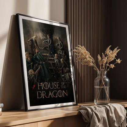 Flex Designs Poster House of the Dragon Theatrical 5 x 7" Home Goods - TV Show 2022 TV Show Poster