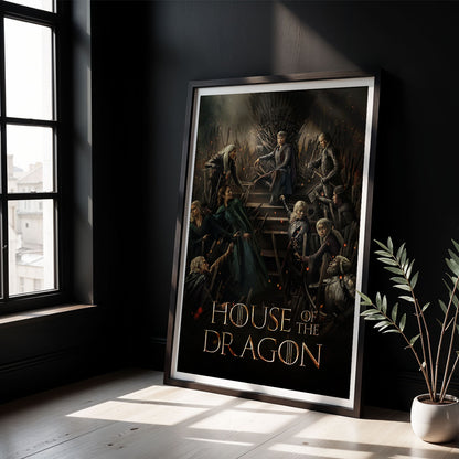 Flex Designs Poster House of the Dragon Theatrical 8 x 10" Home Goods - TV Show 2022 TV Show Poster