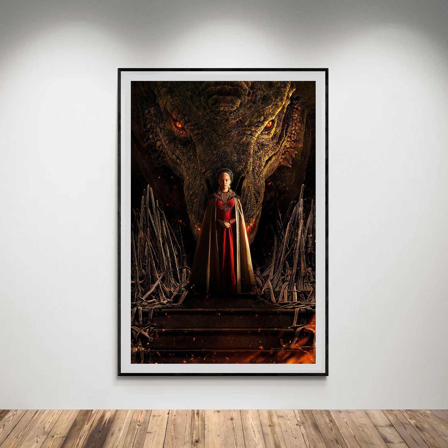 Flex Designs Poster House of the Dragon Textless 8 x 10" Home Goods - TV Show 2022 TV Show Poster