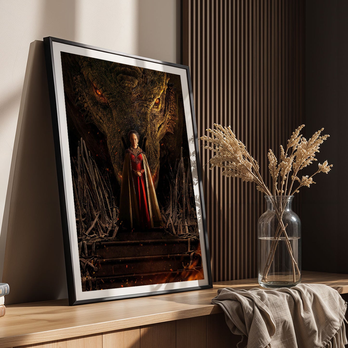 Flex Designs Poster House of the Dragon Textless 5 x 7" Home Goods - TV Show 2022 TV Show Poster