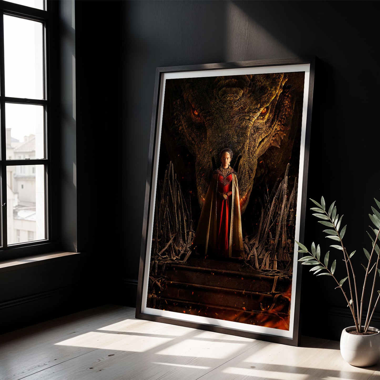 Flex Designs Poster House of the Dragon Textless 8 x 10" Home Goods - TV Show 2022 TV Show Poster