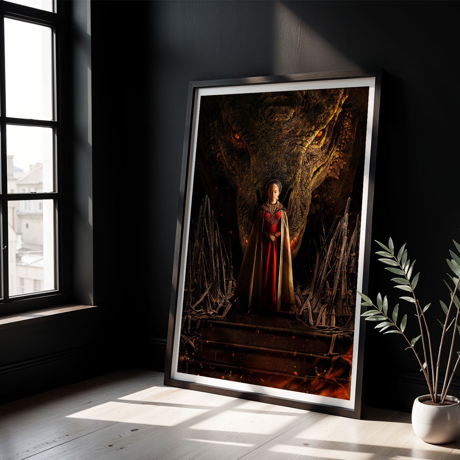 Flex Designs Poster House of the Dragon Textless 8 x 10" Home Goods - TV Show 2022 TV Show Poster