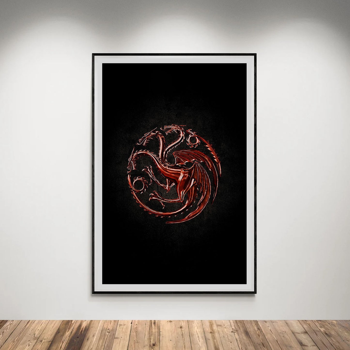 Flex Designs Poster House of the Dragon Targaryen Sigil 8 x 10" Home Goods - TV Show 2022 TV Show Poster