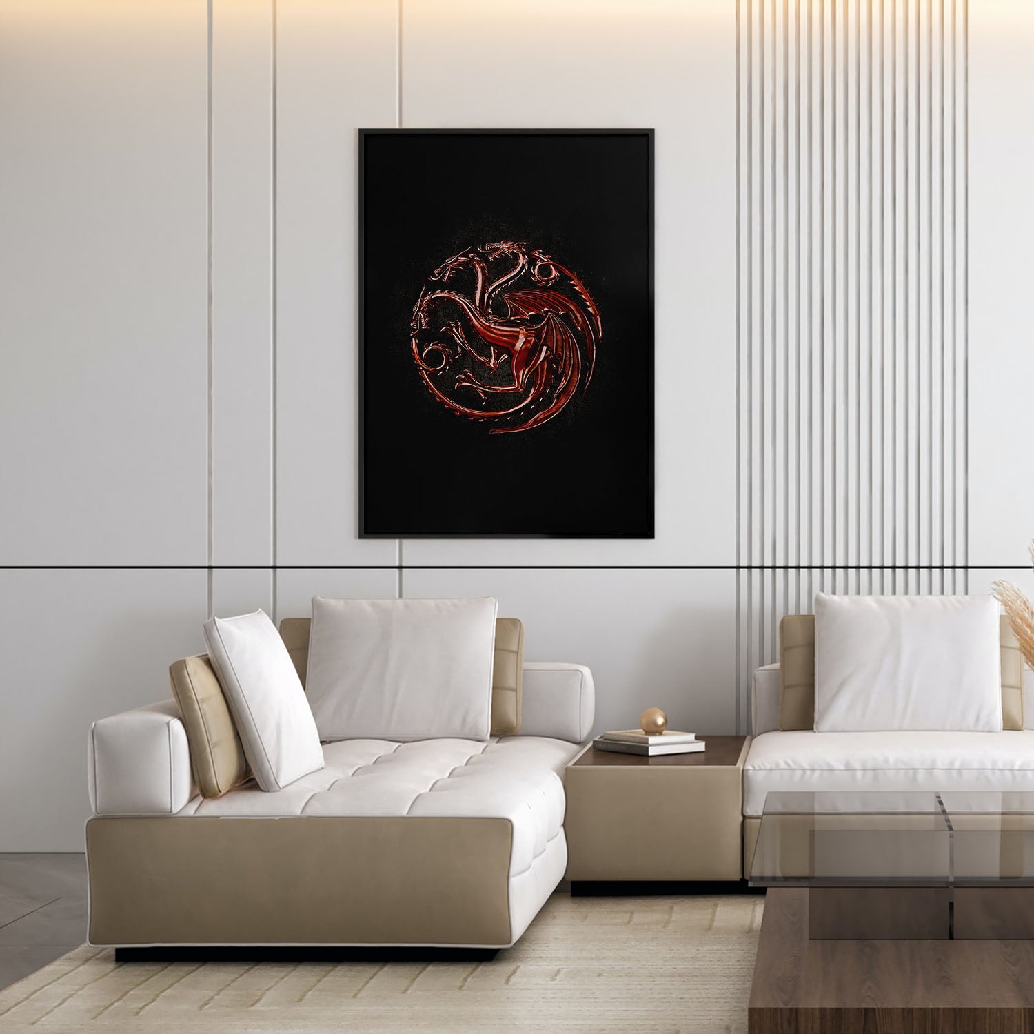 Flex Designs Poster House of the Dragon Targaryen Sigil 5 x 7" Home Goods - TV Show 2022 TV Show Poster
