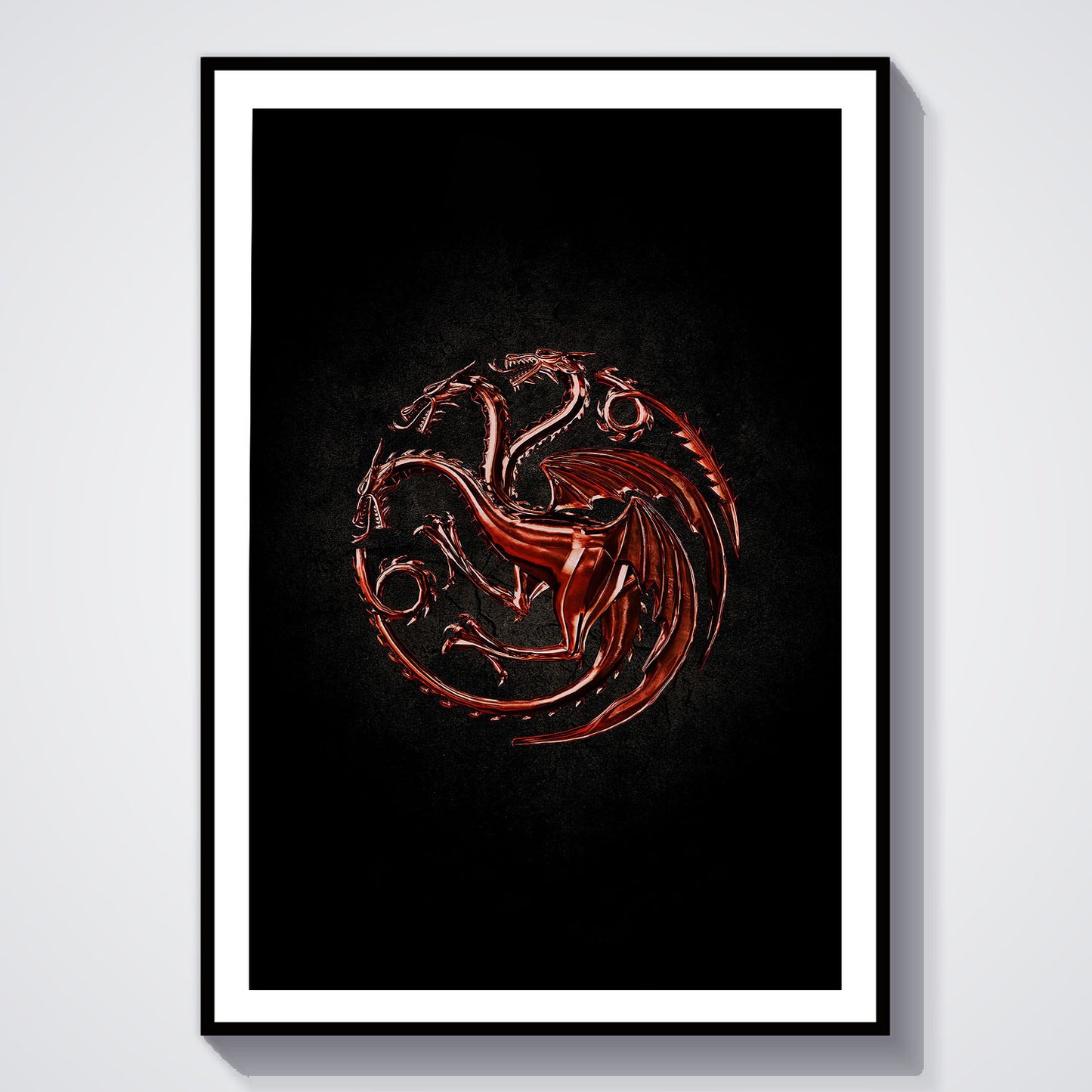 Flex Designs Poster House of the Dragon Targaryen Sigil 8 x 10" Home Goods - TV Show 2022 TV Show Poster