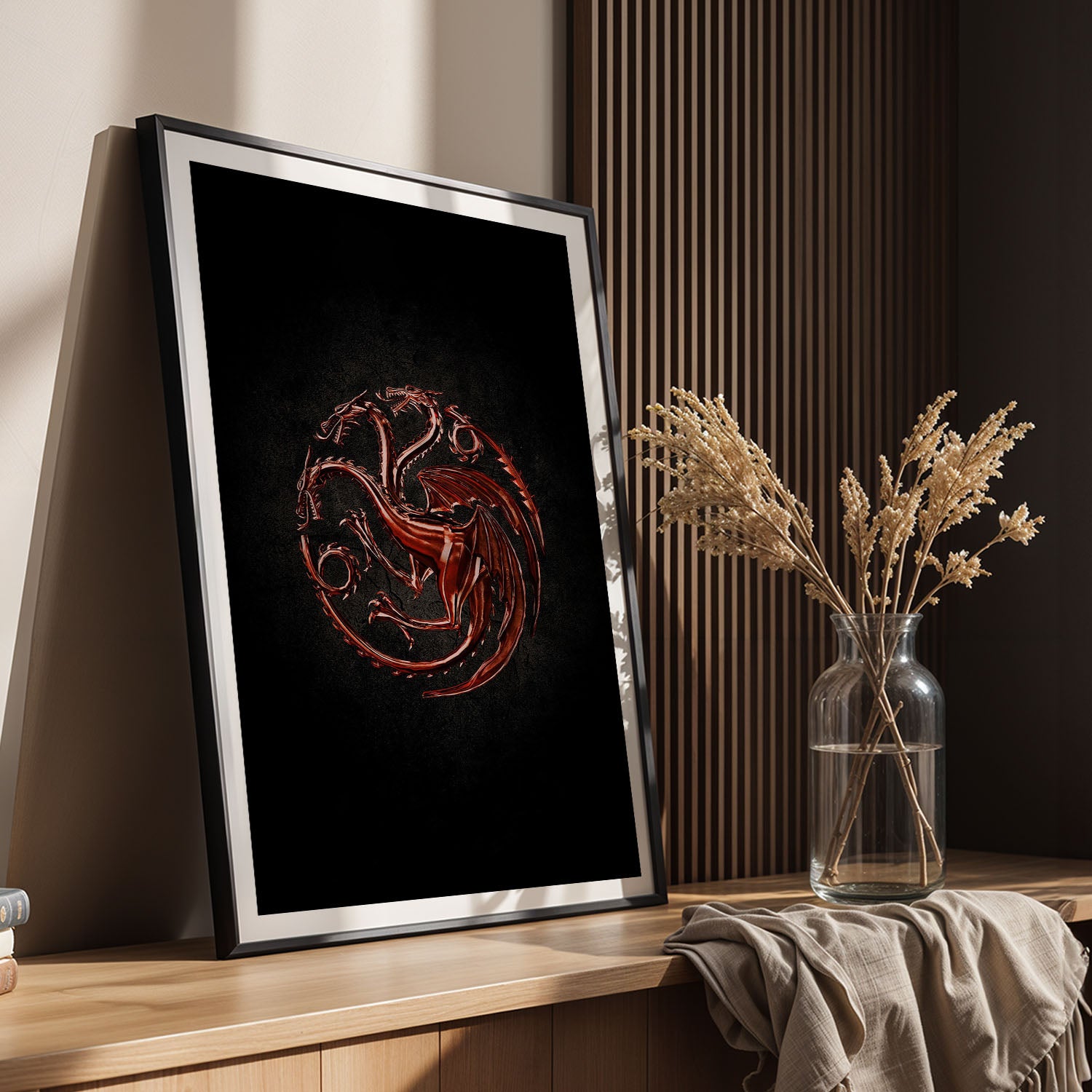 Flex Designs Poster House of the Dragon Targaryen Sigil 5 x 7" Home Goods - TV Show 2022 TV Show Poster