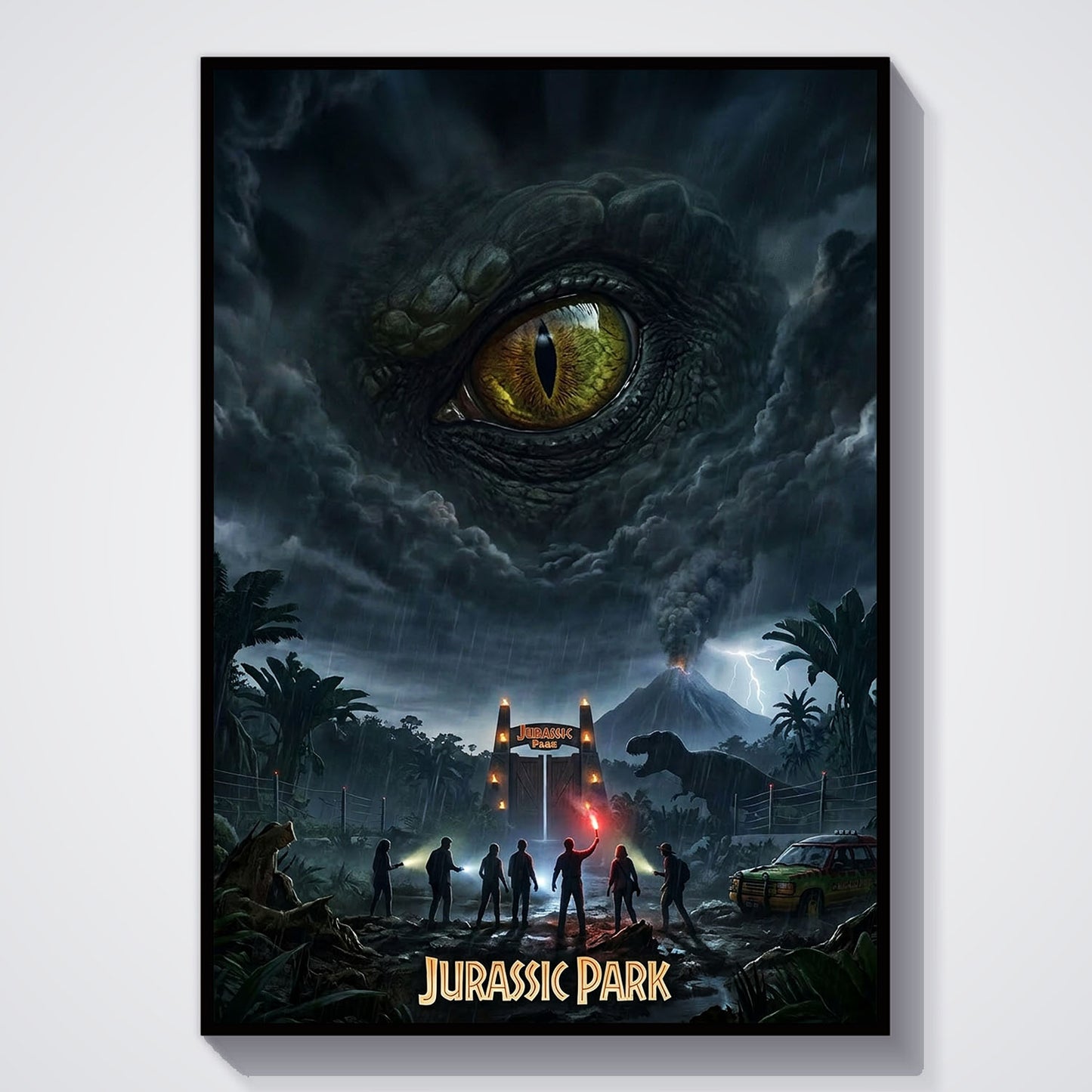 Flex Designs Poster Jurassic Park Journey 5 x 7" Home Goods - Movie 1993 Movie Poster