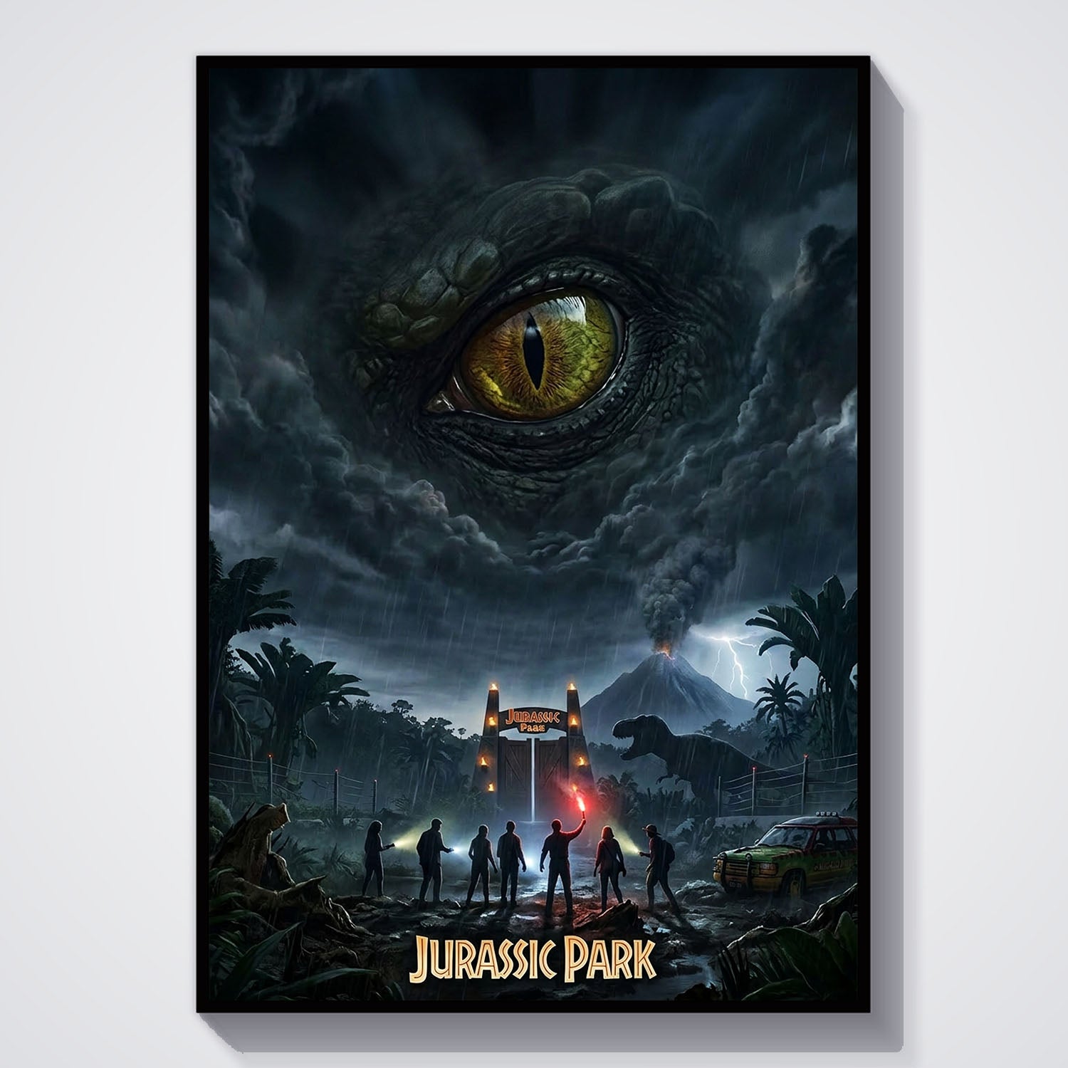 Flex Designs Poster Jurassic Park Journey 5 x 7" Home Goods - Movie 1993 Movie Poster