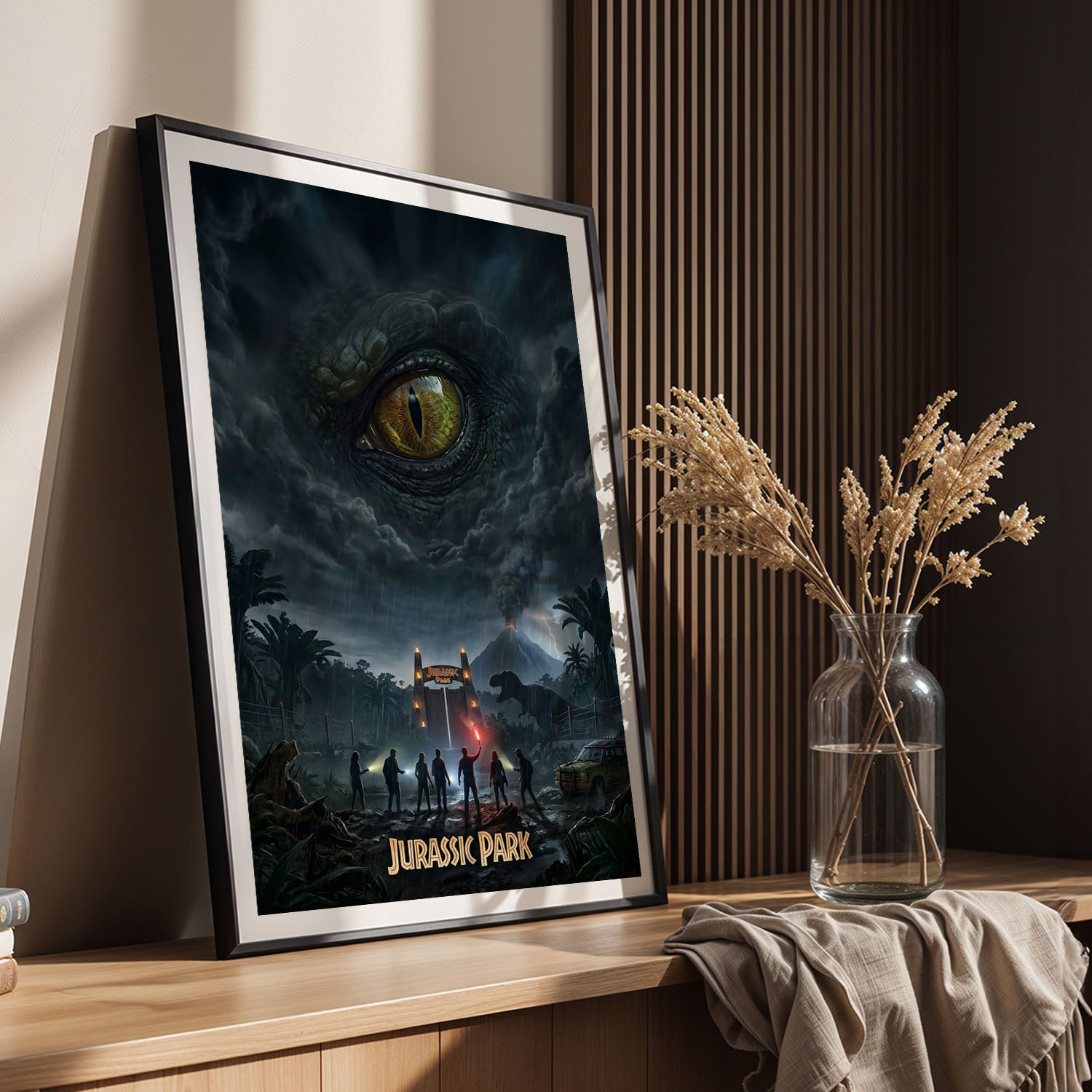Flex Designs Poster Jurassic Park Journey 5 x 7" Home Goods - Movie 1993 Movie Poster